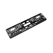 Рамки номерных знаков.